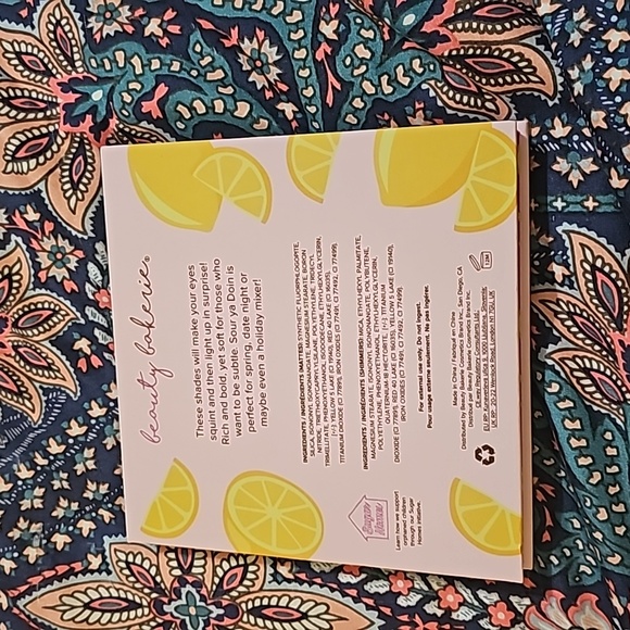 Beauty Bakerie sour ya doin'? Eyeshadow palette - Picture 2 of 3